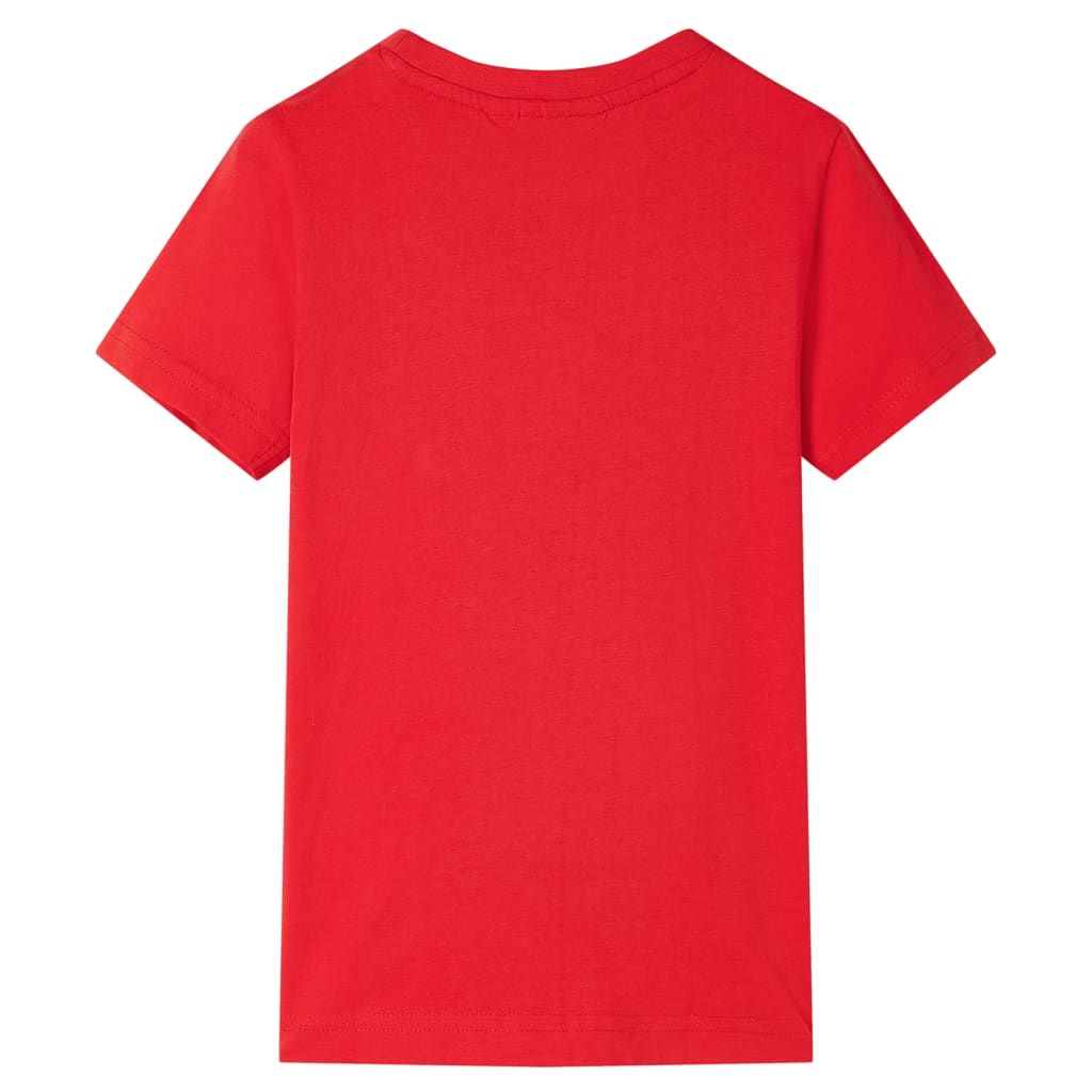 vidaXL Kindershirt 92 rood afbeelding