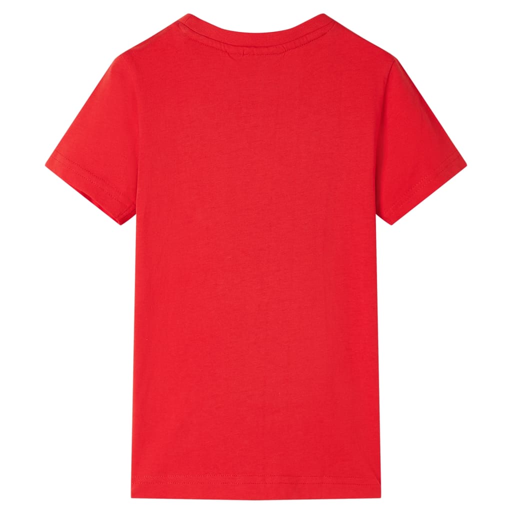 vidaXL Kindershirt 116 rood afbeelding