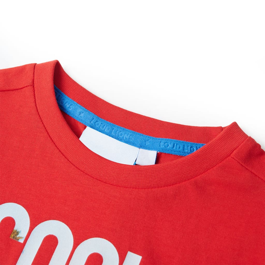 Thumbnail - vidaXL Kinder-T-Shirt Rot 116