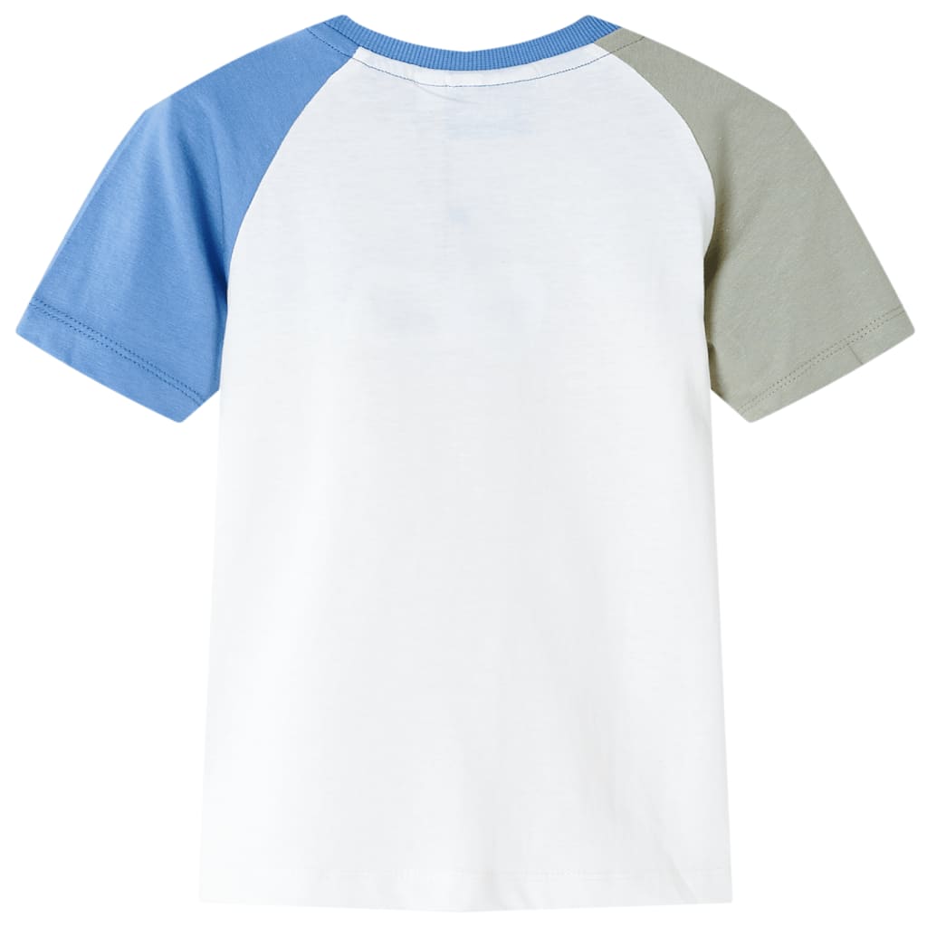 vidaXL Kindershirt 92 ecru afbeelding