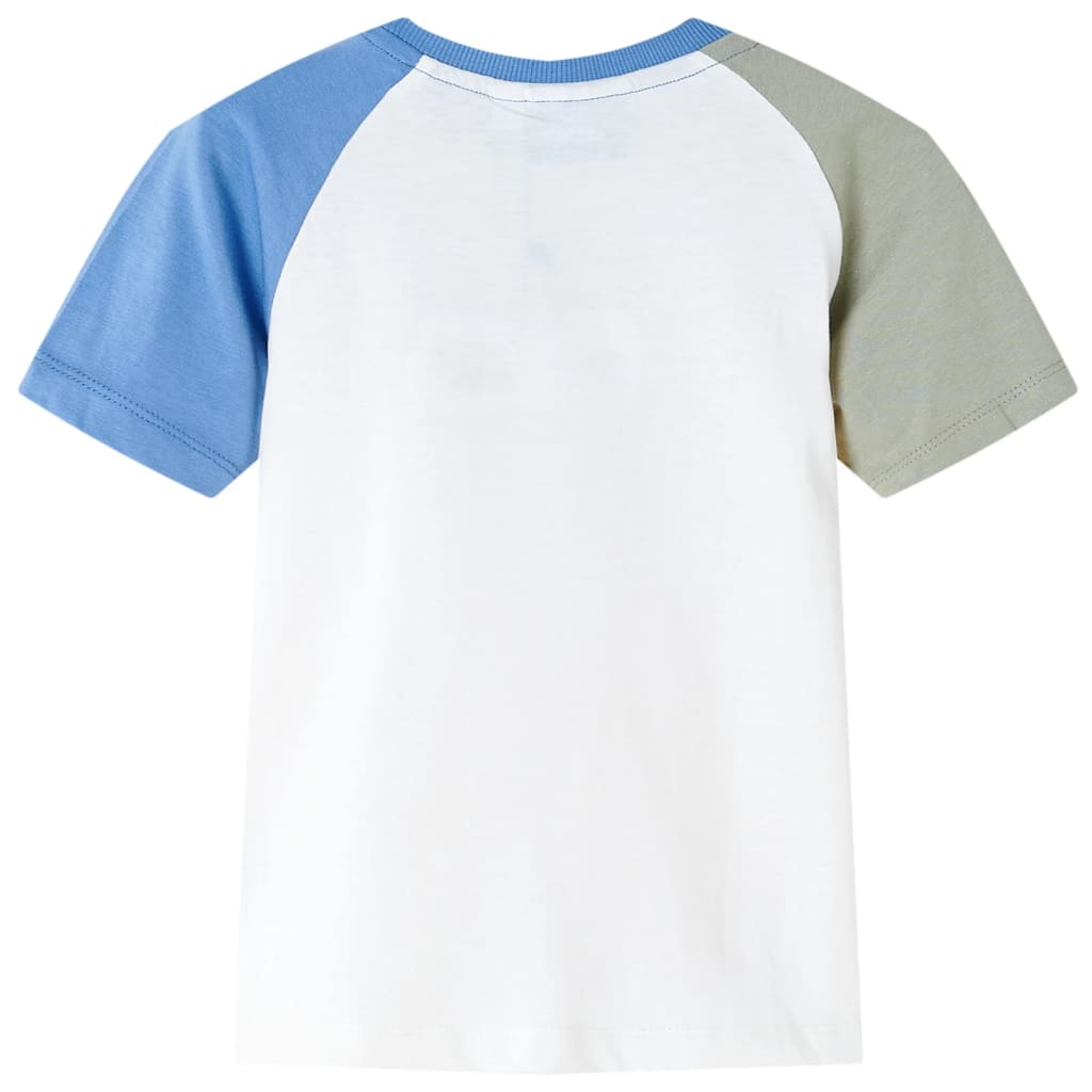 vidaXL Kindershirt 104 ecru afbeelding
