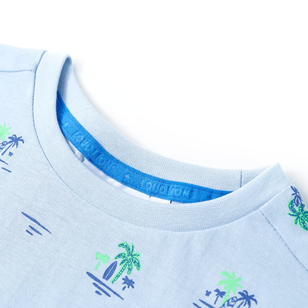 Thumbnail - vidaXL Kinder-T-Shirt Hellblau 104