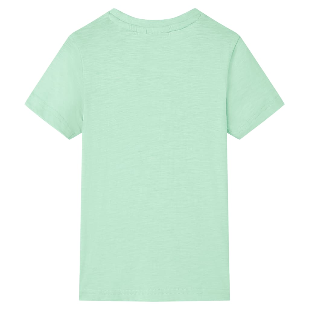 vidaXL Kindershirt 116 lichtgroen afbeelding