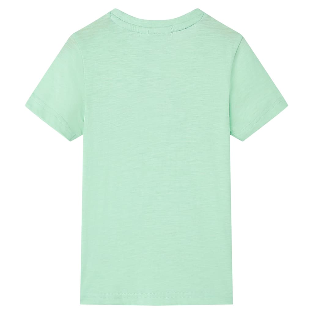 vidaXL Kindershirt 128 lichtgroen afbeelding