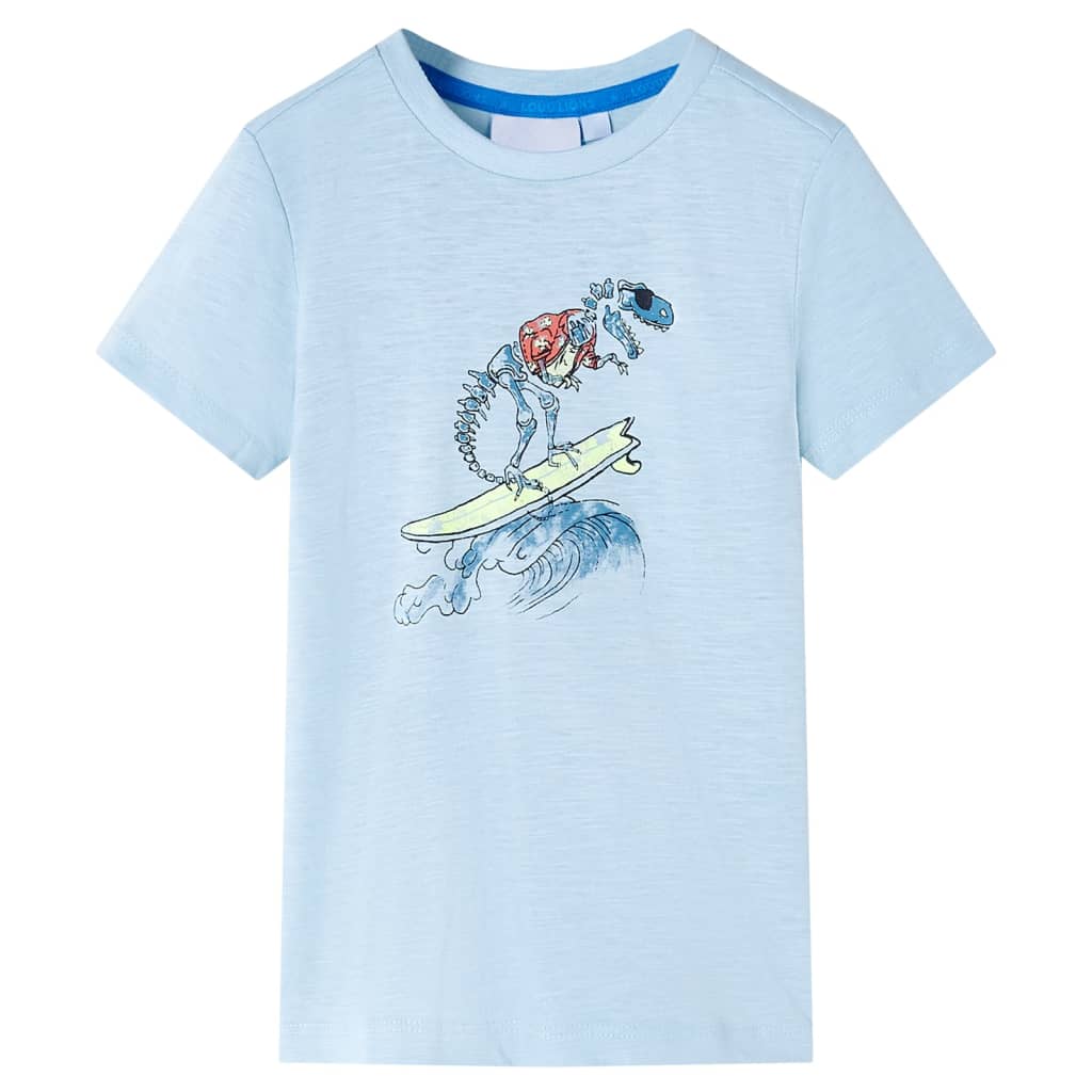 vidaXL Kinder-T-Shirt Hellblau 92