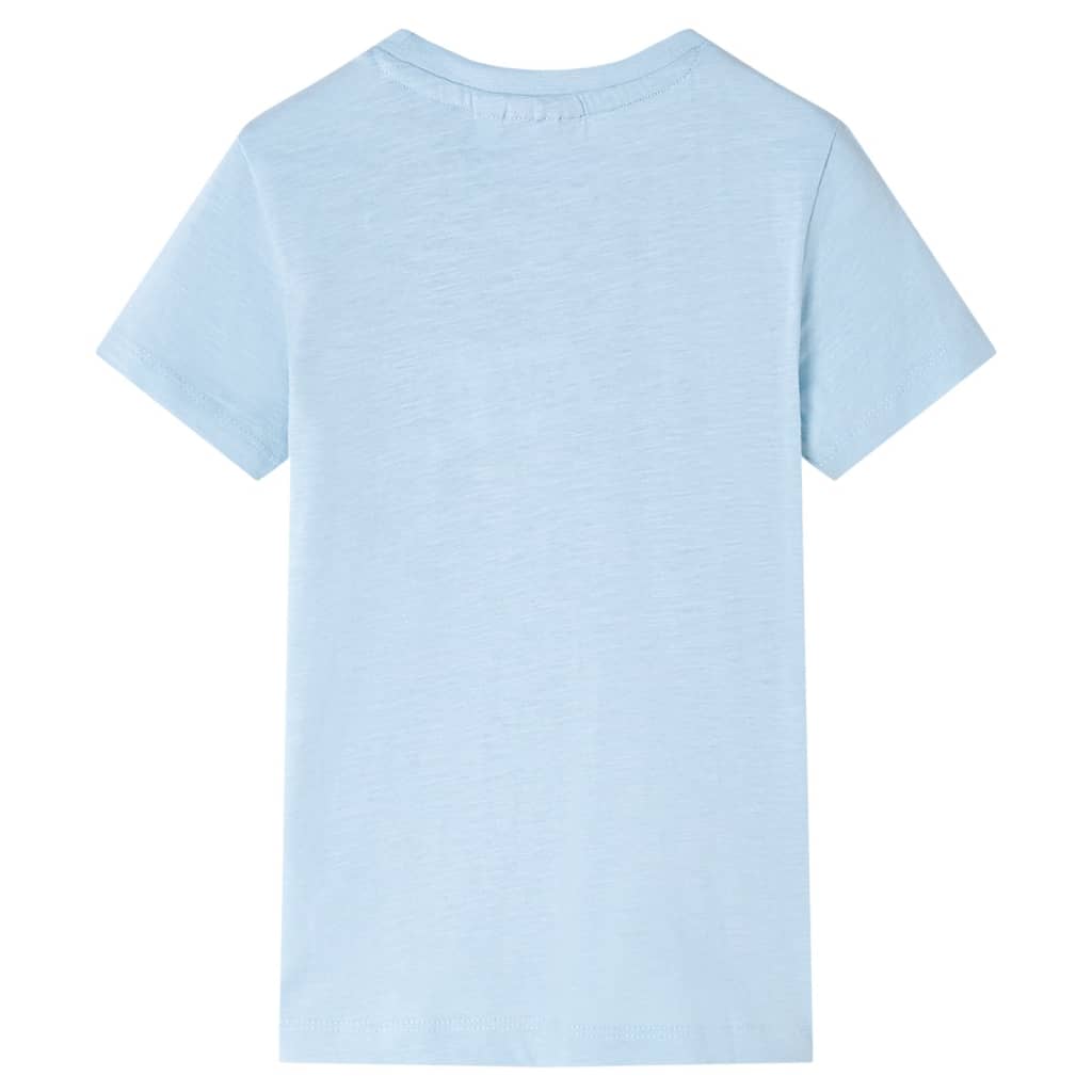vidaXL Kindershirt 104 lichtblauw afbeelding