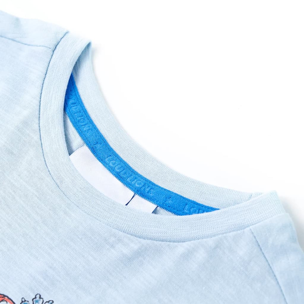 Thumbnail - vidaXL Kinder-T-Shirt Hellblau 104