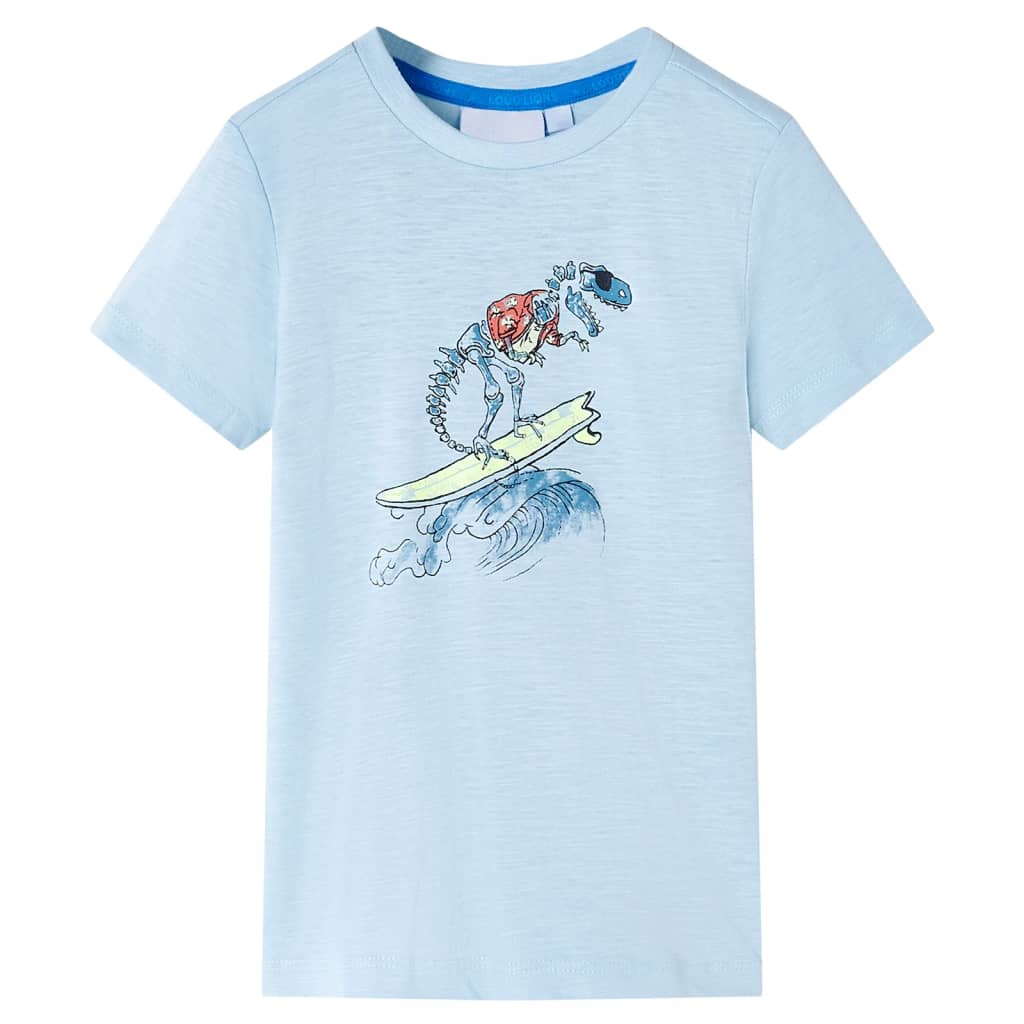 vidaXL Kinder-T-Shirt Hellblau 116