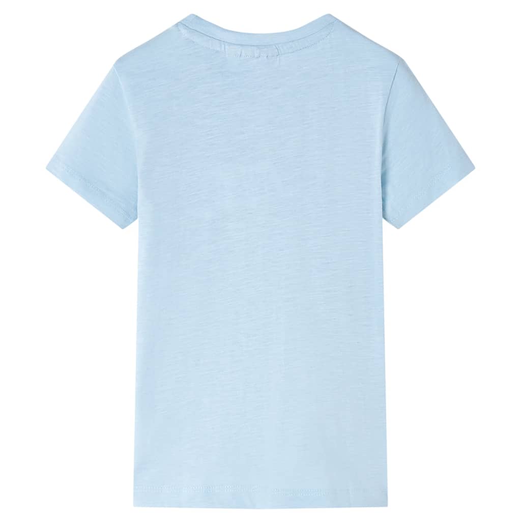 vidaXL Kindershirt 140 lichtblauw afbeelding