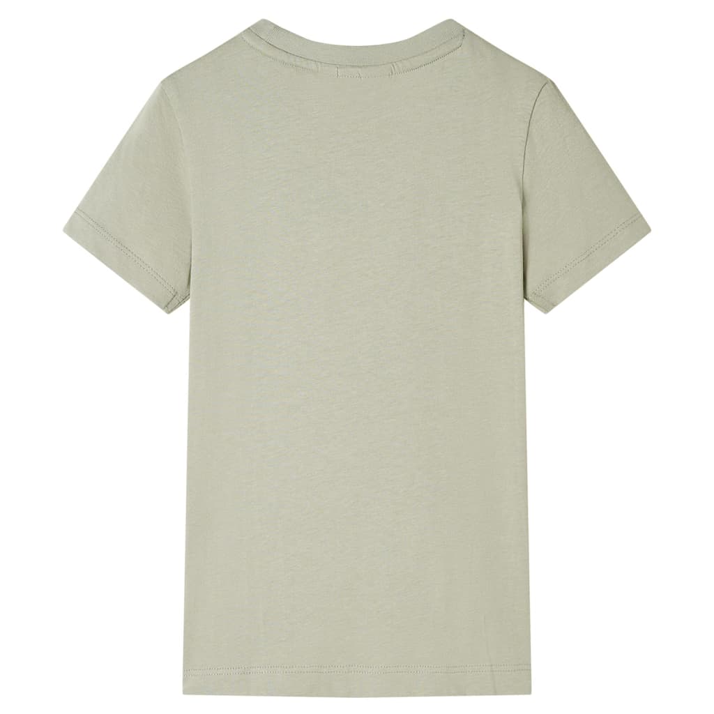 vidaXL Kindershirt 140 lichtkakikleurig afbeelding