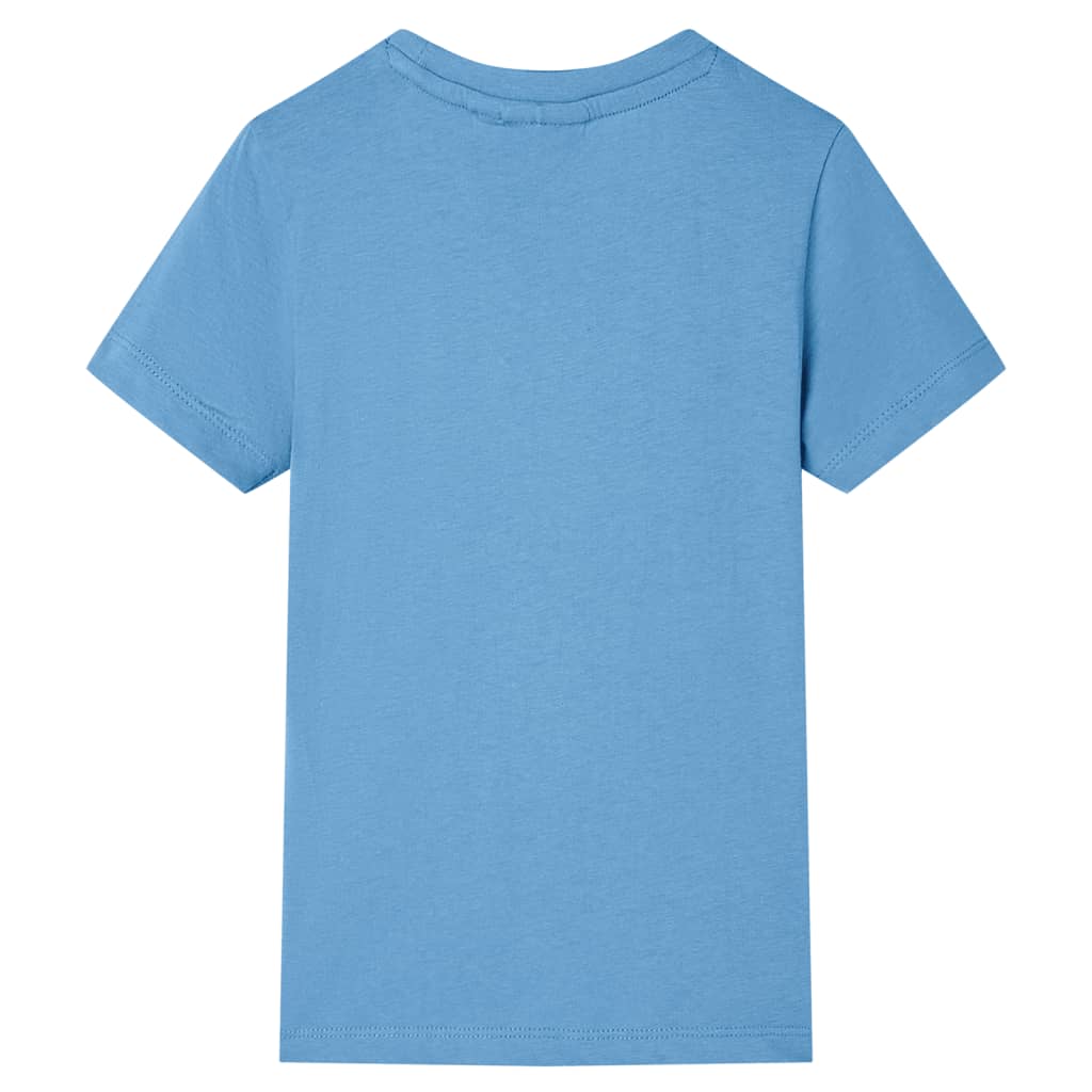 vidaXL Kindershirt 116 middenblauw afbeelding