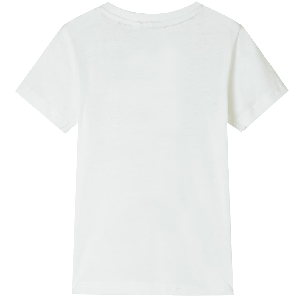 vidaXL Kindershirt 116 ecru afbeelding