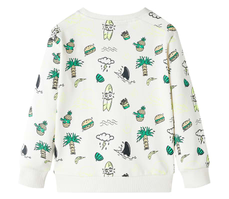 Kinder-Sweatshirt Helles Ecru 92