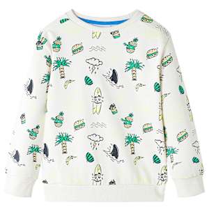 Otroški pulover mehak ekru 128