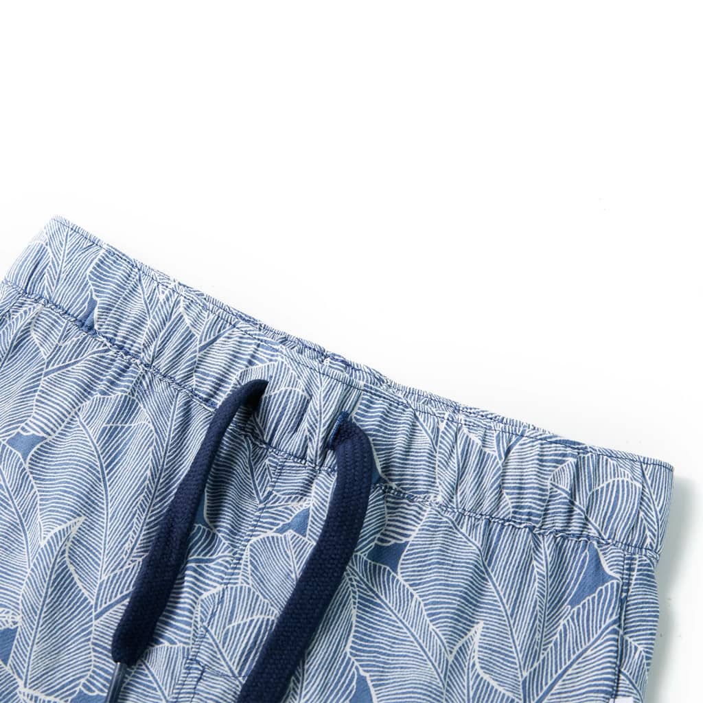 Thumbnail - vidaXL Kindershorts mit Kordelzug Dunkelblau 116