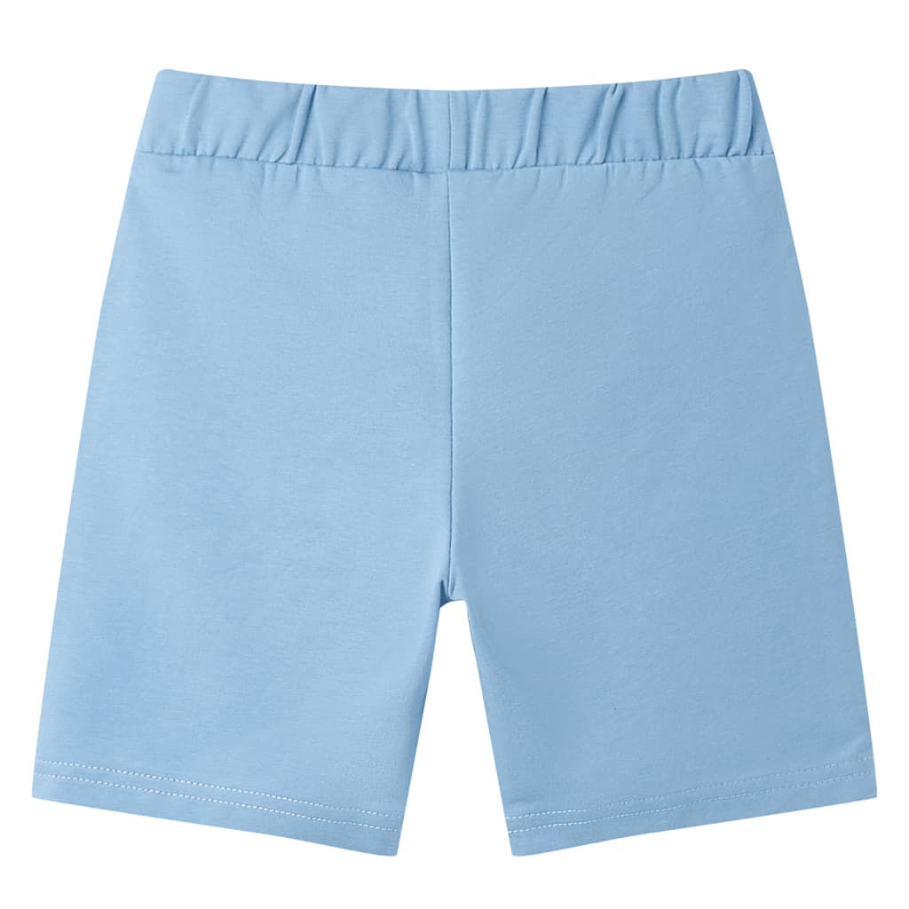 vidaXL Kindershort met trekkoord 104 blauw afbeelding