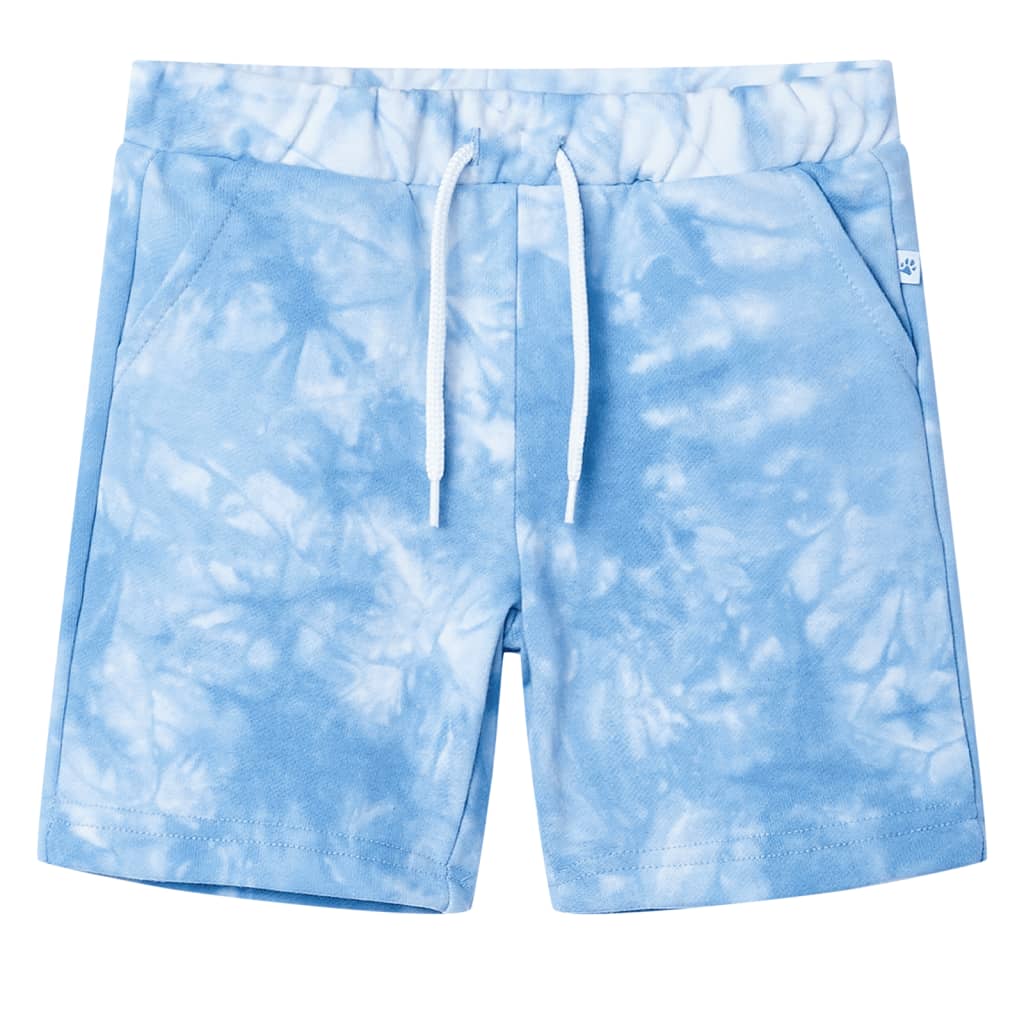 vidaXL Kindershorts mit Kordelzug Hellblau 92