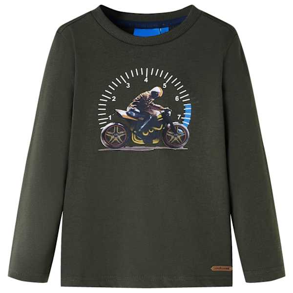 Pikkade varrukatega lastes&auml;rk, khaki, 104