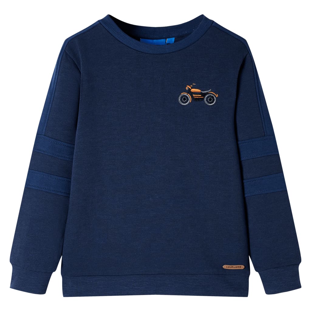 Sweatshirt pour enfants mélange bleu marine 104