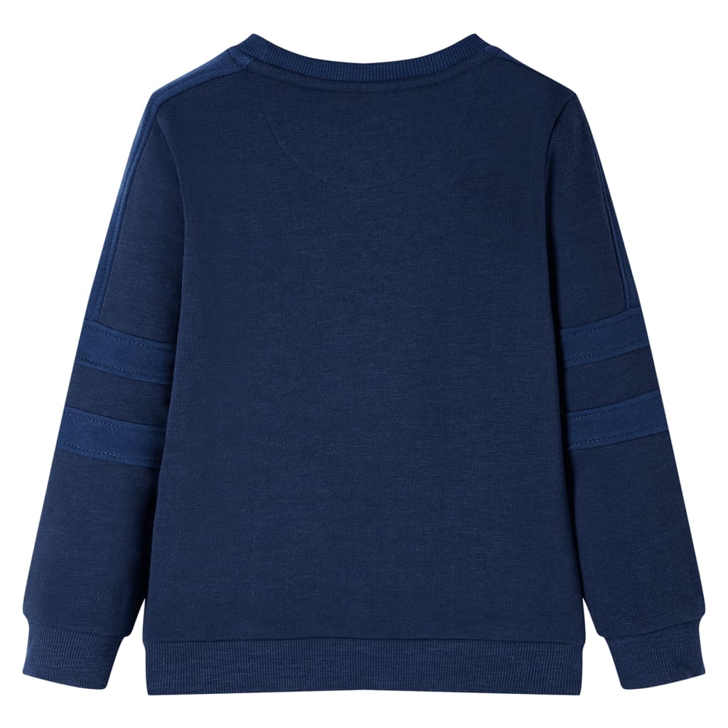 vidaXL Kindertrui 140 gemêleerd marineblauw afbeelding