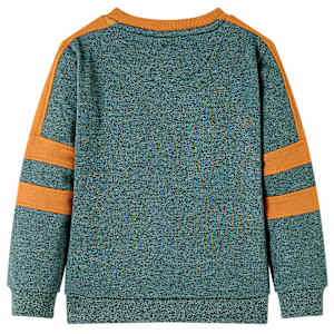 Sweatshirt pour enfants mélange vert foncé 104