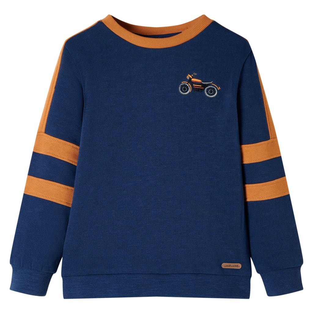 vidaXL Kinder-Sweatshirt Indigoblau 128