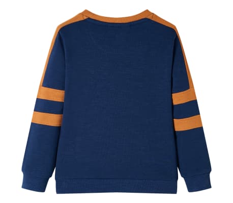 Dječja topla majica indigo plava 128