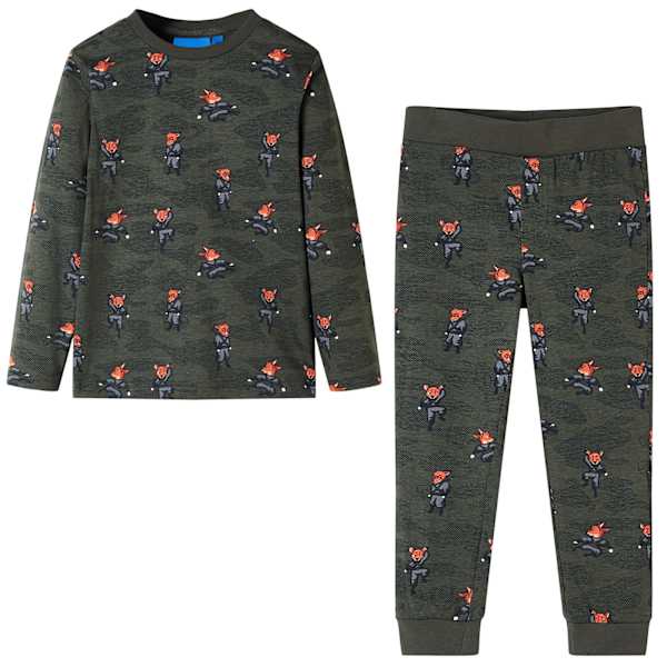 Laste pidžaama, pikkade varrukatega, khaki, 92