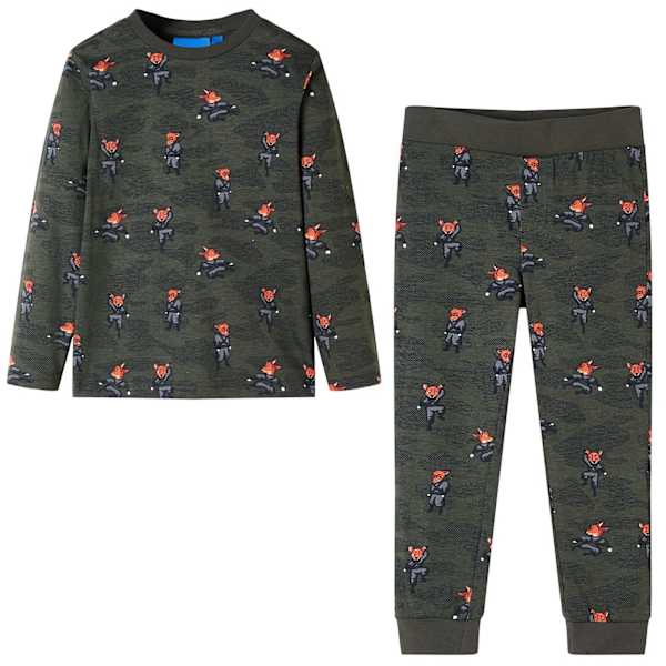 Laste pidžaama, pikkade varrukatega, khaki, 128