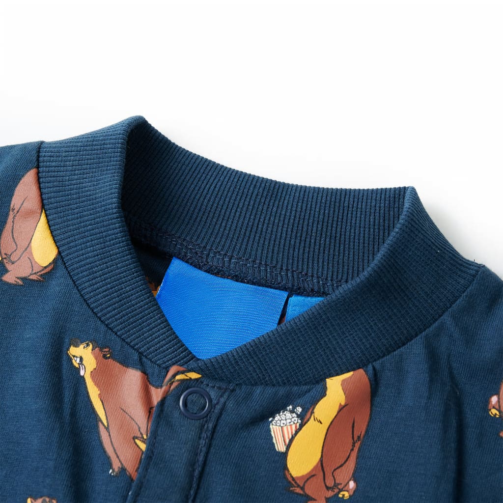 Thumbnail - vidaXL Kinder-Schlafanzug Einteiler Jeansblau 104