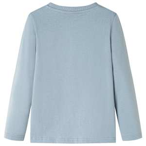 Kids' T-shirt with Long Sleeves Light Blue 140
