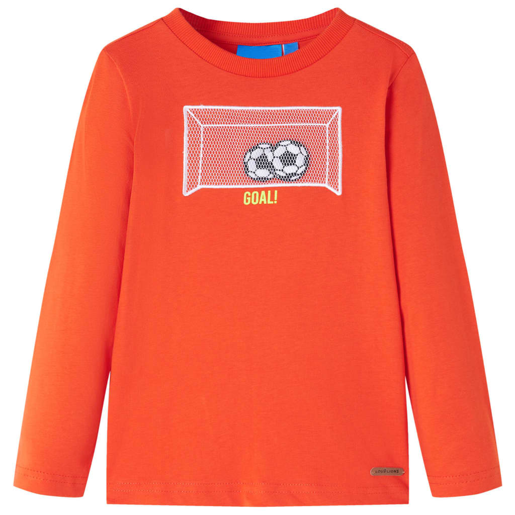 vidaXL Kinder-Langarmshirt Hellorange 116