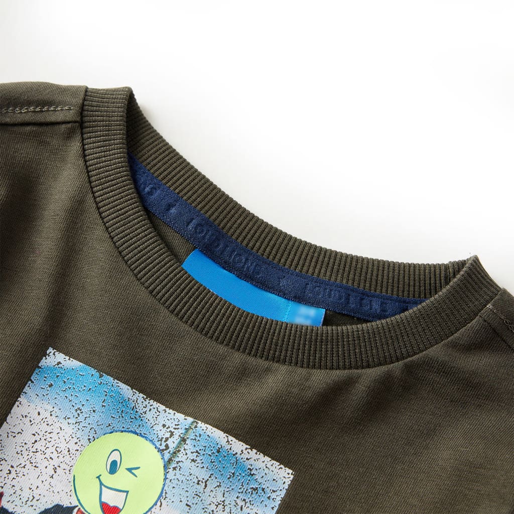 Thumbnail - vidaXL Kinder-Langarmshirt Khaki 104