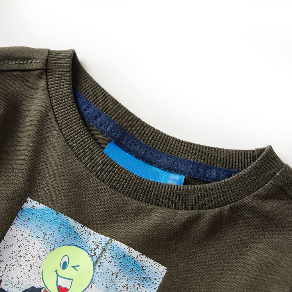Thumbnail - vidaXL Kinder-Langarmshirt Khaki 116