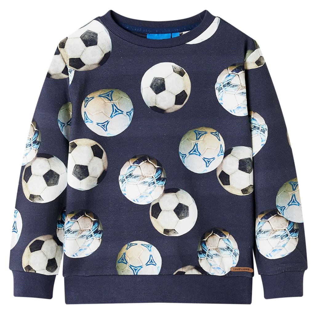 vidaXL Kinder-Sweatshirt Marineblau 116