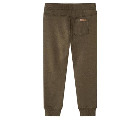 Kinder-Trainingshose Khaki Melange 128