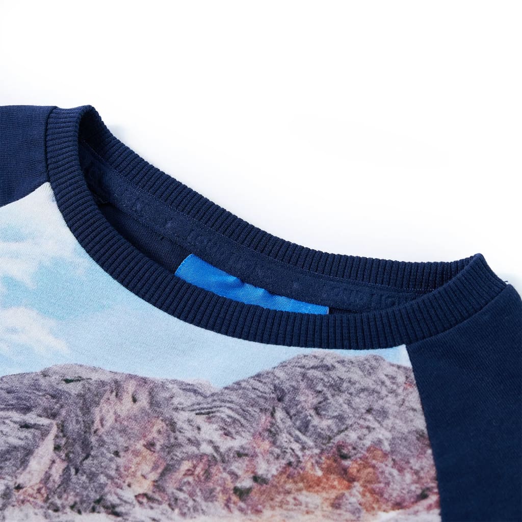 Thumbnail - vidaXL Kinder-Langarmshirt Marineblau 116