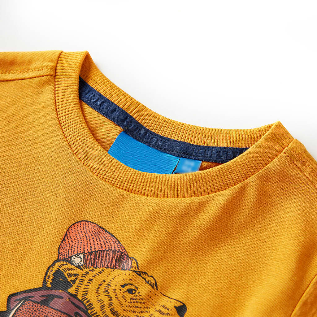 Thumbnail - vidaXL Kinder-Langarmshirt Ocker 116