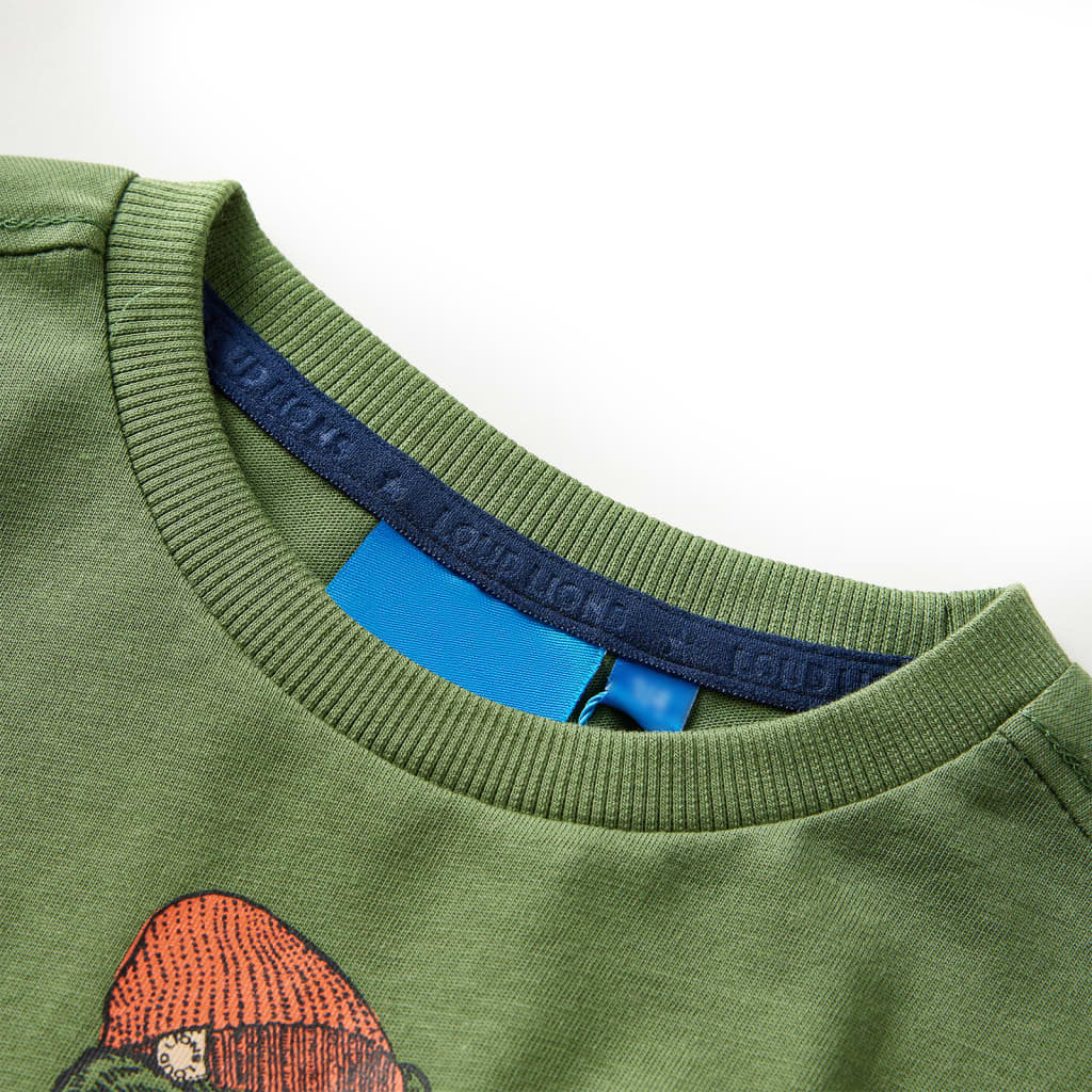 Thumbnail - vidaXL Kinder-Langarmshirt Helles Khaki 128