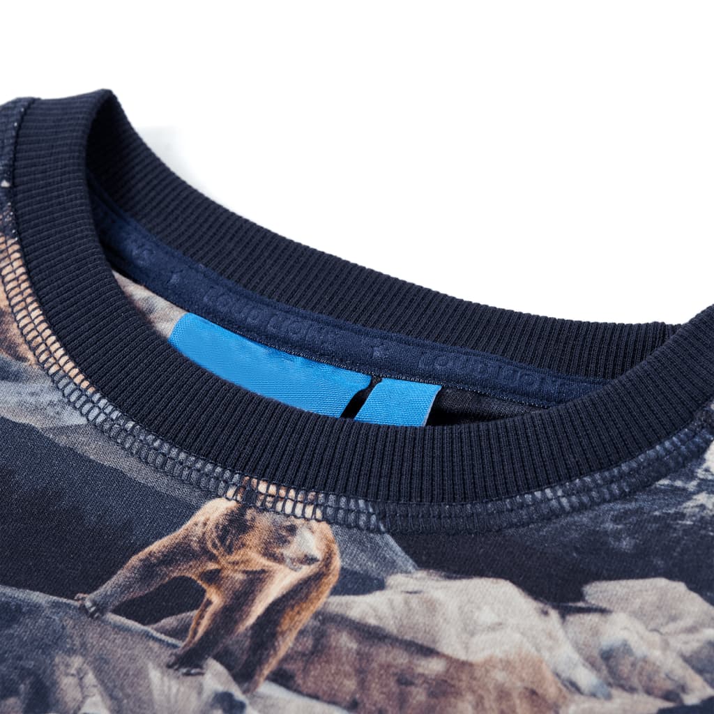 Thumbnail - vidaXL Kinder-Sweatshirt Marineblau 104