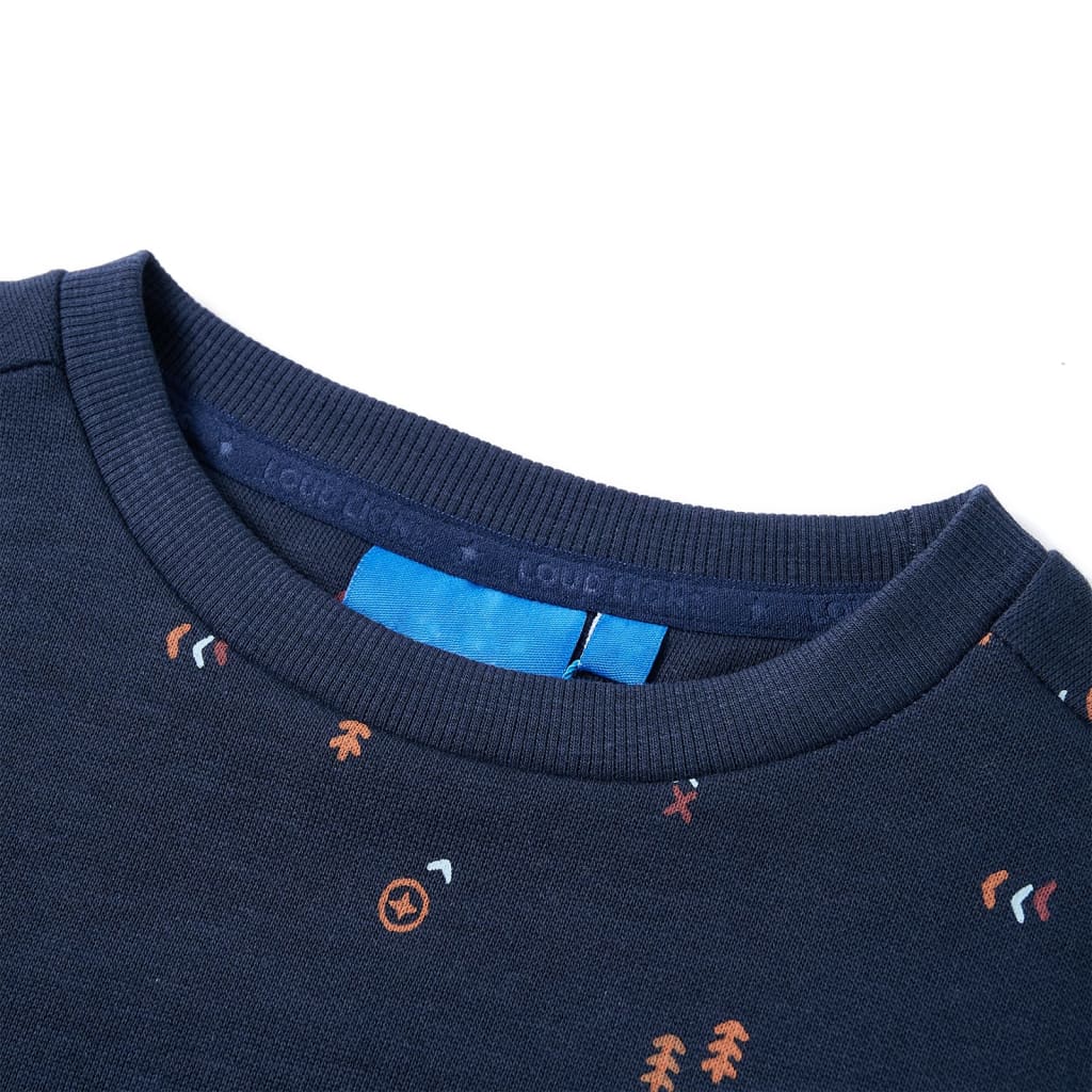 Thumbnail - vidaXL Kinder-Sweatshirt Marineblau Melange 92