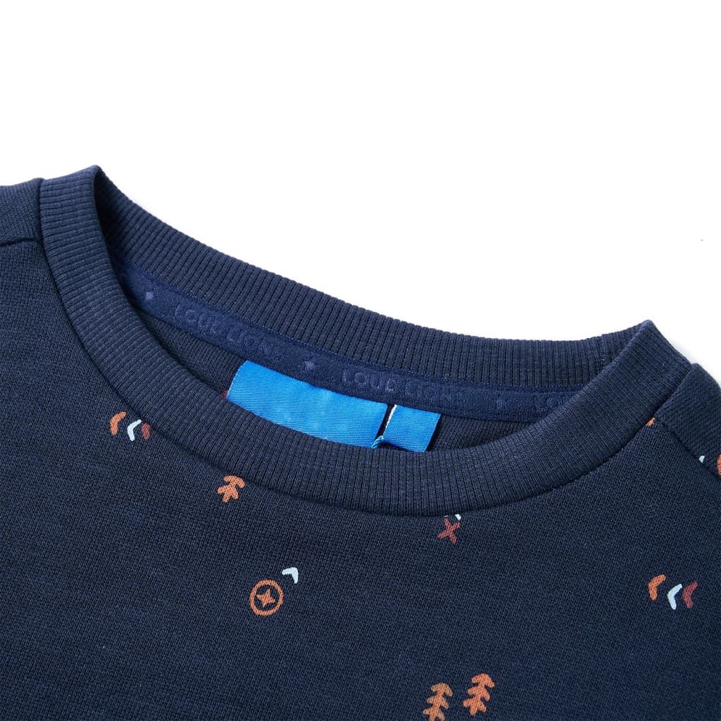 Thumbnail - vidaXL Kinder-Sweatshirt Marineblau Melange 140