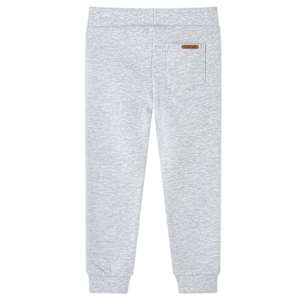 Pantalon de surv&ecirc;tement pour enfants gris m&eacute;lang&eacute; 140
