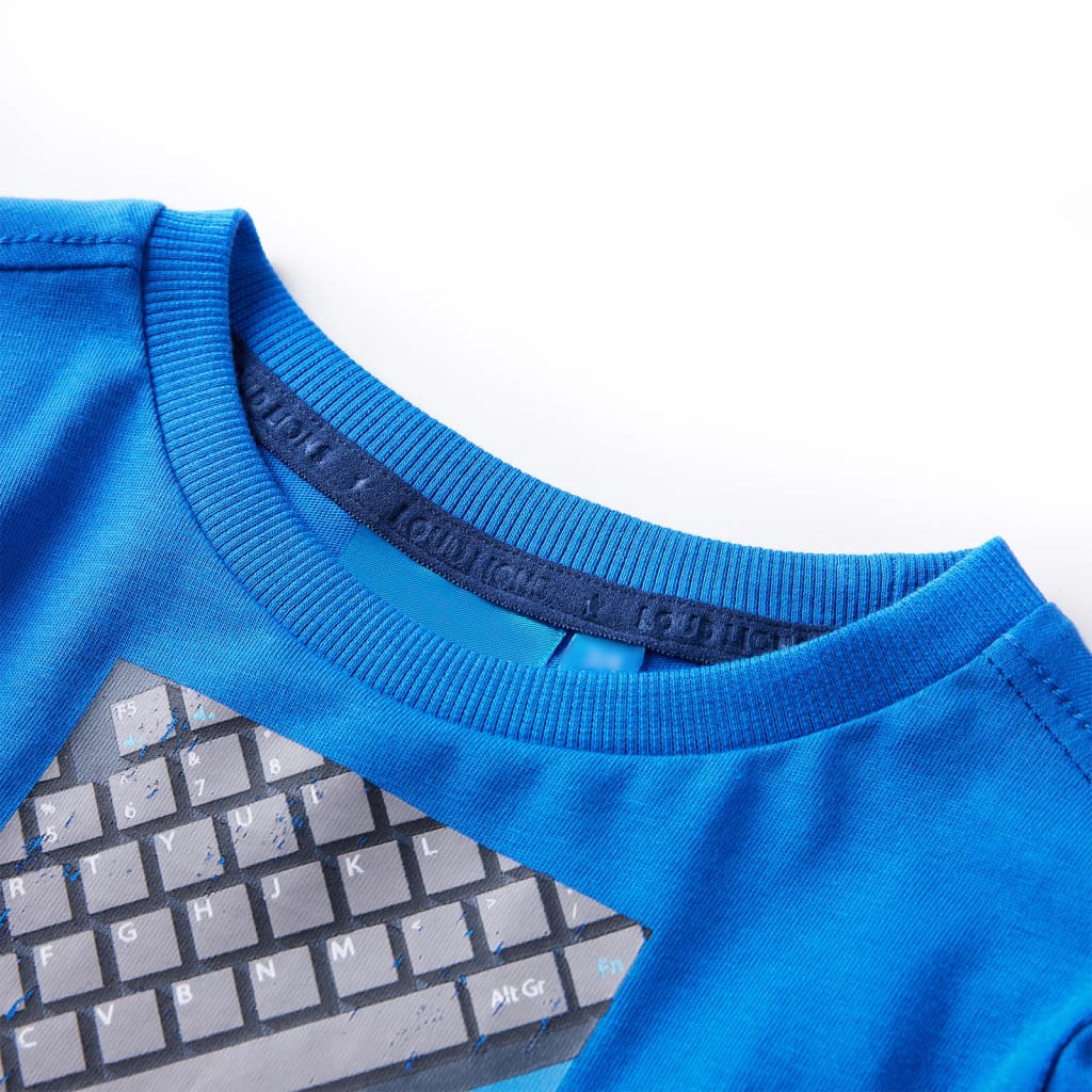 Thumbnail - vidaXL Kinder-Langarmshirt Kobaltblau 104