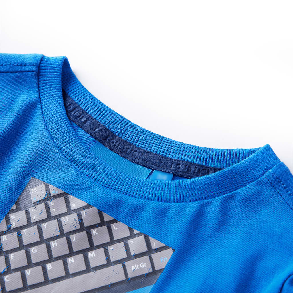 Thumbnail - vidaXL Kinder-Langarmshirt Kobaltblau 128