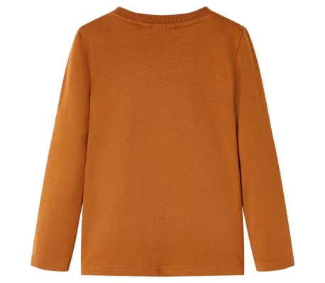 Kinder-Langarmshirt Cognac 92