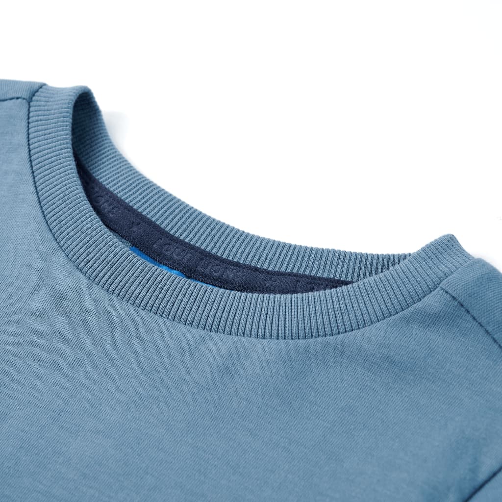 Thumbnail - vidaXL Kinder-Langarmshirt Mittelblau 104