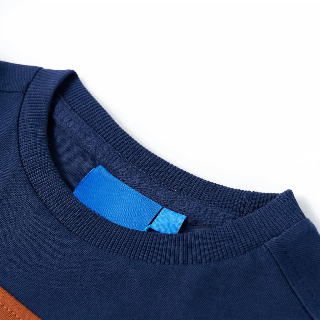 Thumbnail - vidaXL Kinder-Langarmshirt Marineblau 128