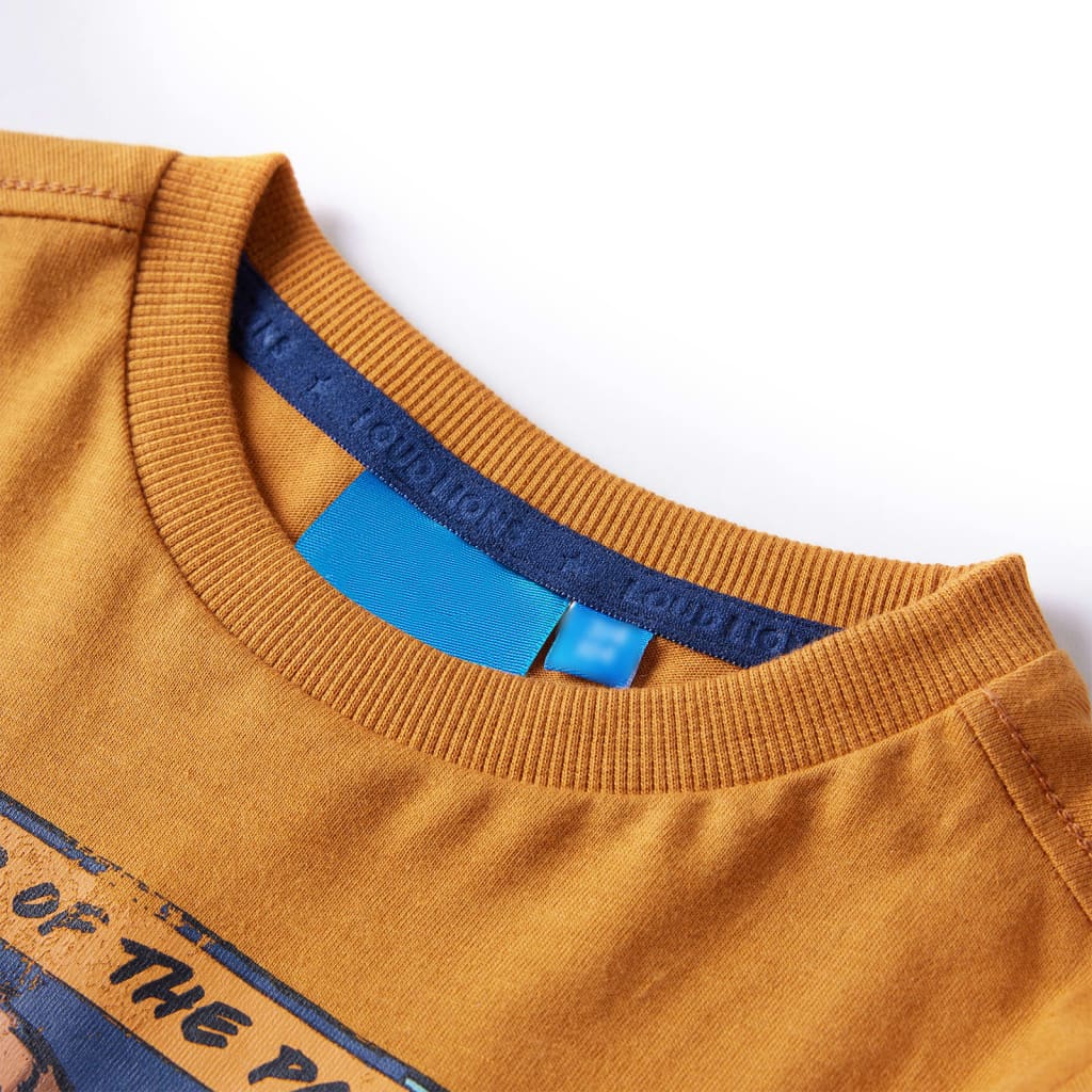 Thumbnail - vidaXL Kinder-Langarmshirt Dunkelocker 140