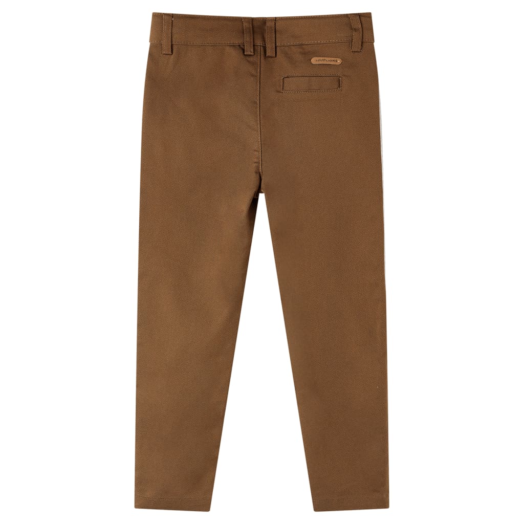 vidaXL Kinderbroek 104 cognackleurig afbeelding